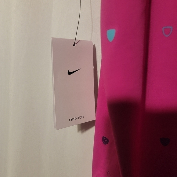 Nike Dri-FIT Men's Printed Golf Polo Short Sleeve Shirt Pink Size XL DH0645-621 - Picture 2 of 6